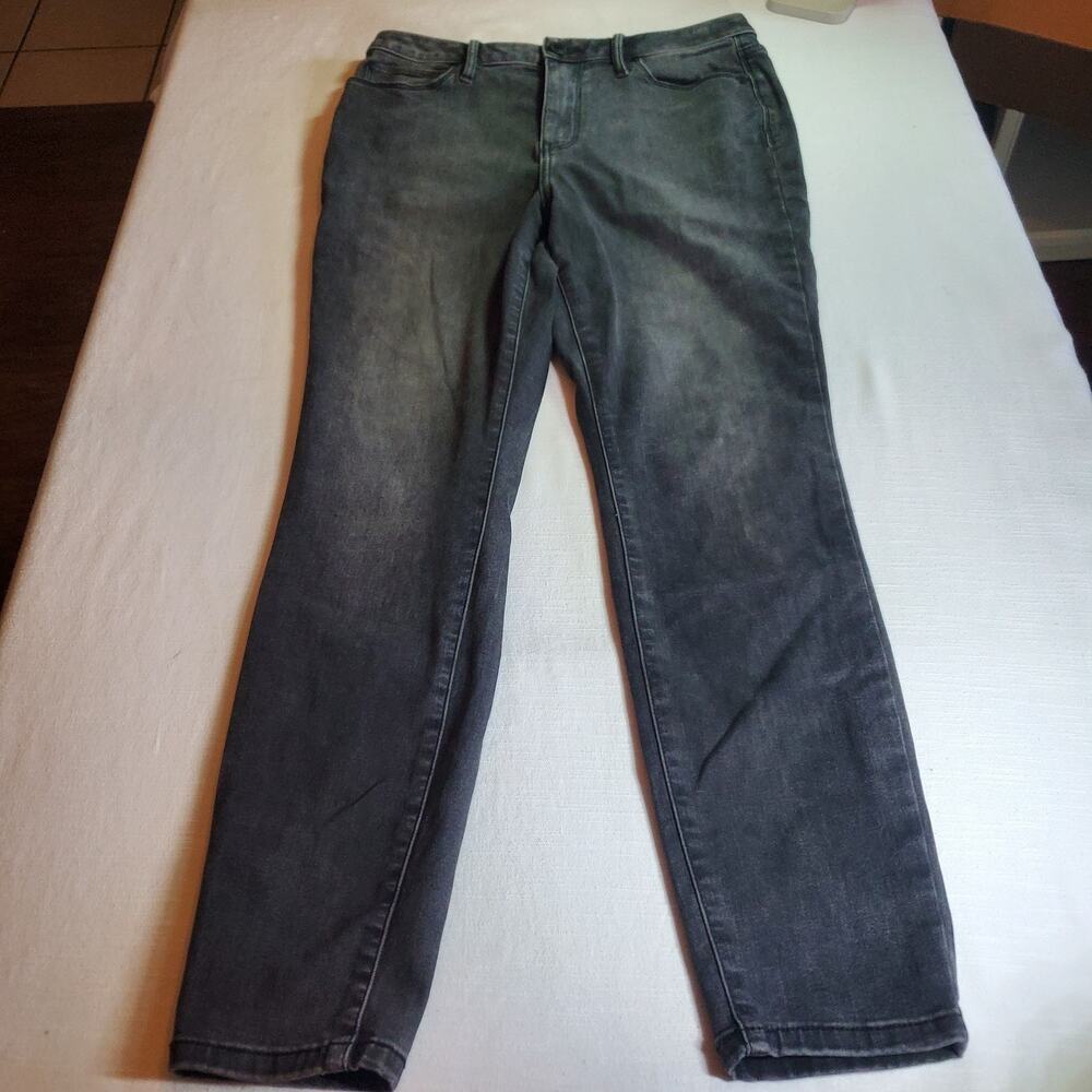Simply Vera Vera Wang Womens Size 10 Dark Wash Stretch Skinny Jeans Denim